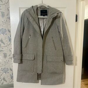 J Crew Wool Melton Coat